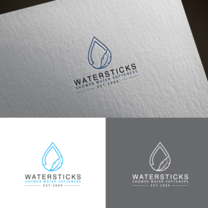WaterSticks - Shower Water Softeners - EST 2004 | Logo Design by sankar999