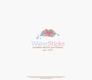 WaterSticks - Shower Water Softeners - EST 2004 | Logo Design by GBDESIGN