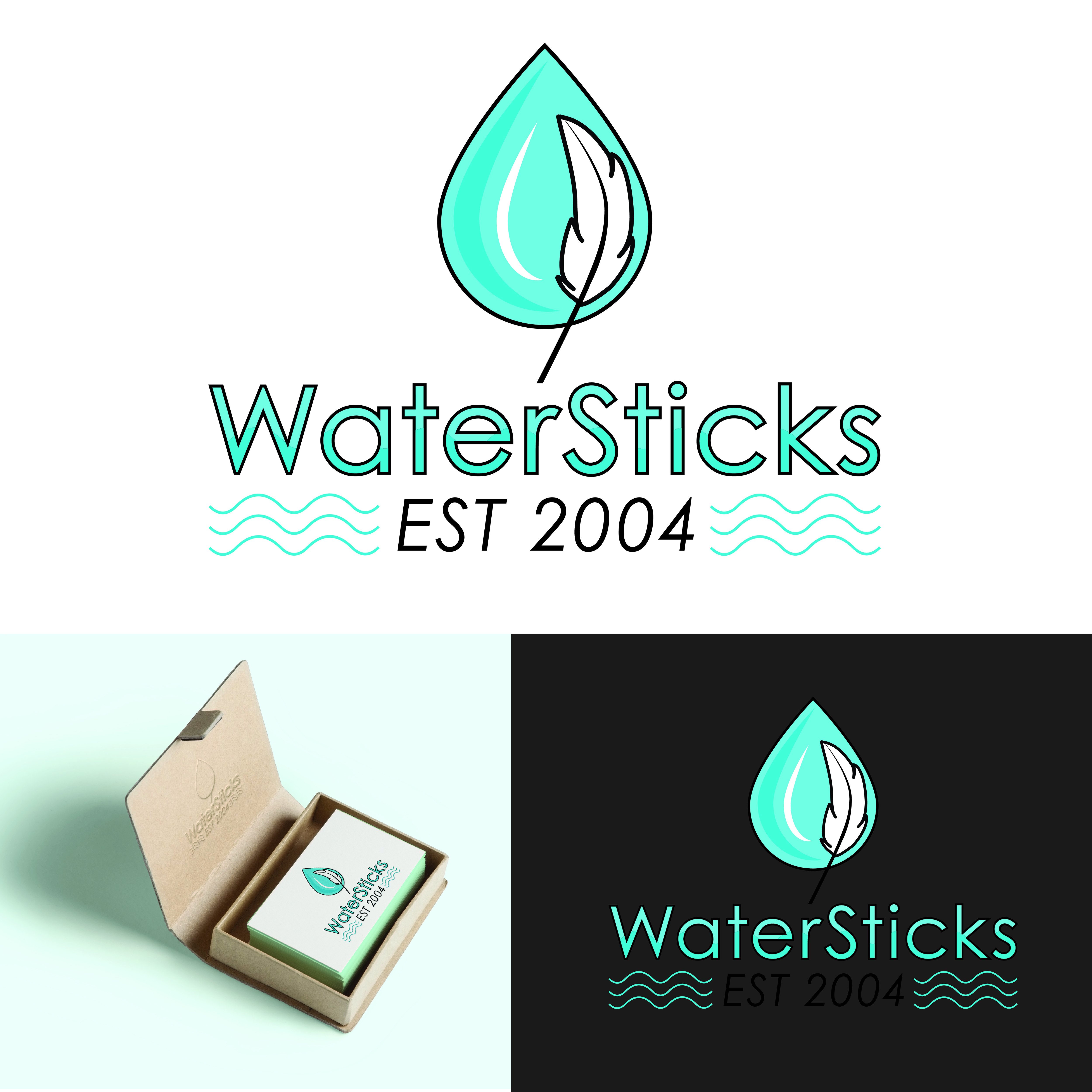 Logo Design by Karen P for WaterSticks, Inc. | Design #25178586