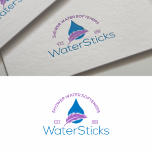 WaterSticks - Shower Water Softeners - EST 2004 | Logo Design by Cah RE 2