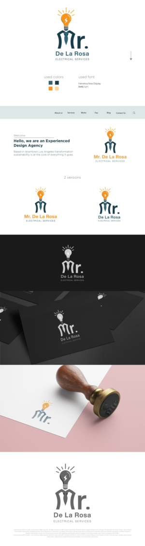 Logo Design by Moon Design. for Mr De La Rosa LLC | Design: #25204180