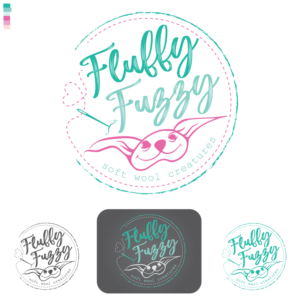 Fluffy Fuzzy | *optional subline - soft wool creatures | Logo-Design von Breanne Owen