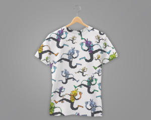 Shrub pattern | T-shirt Design by Bear Studio