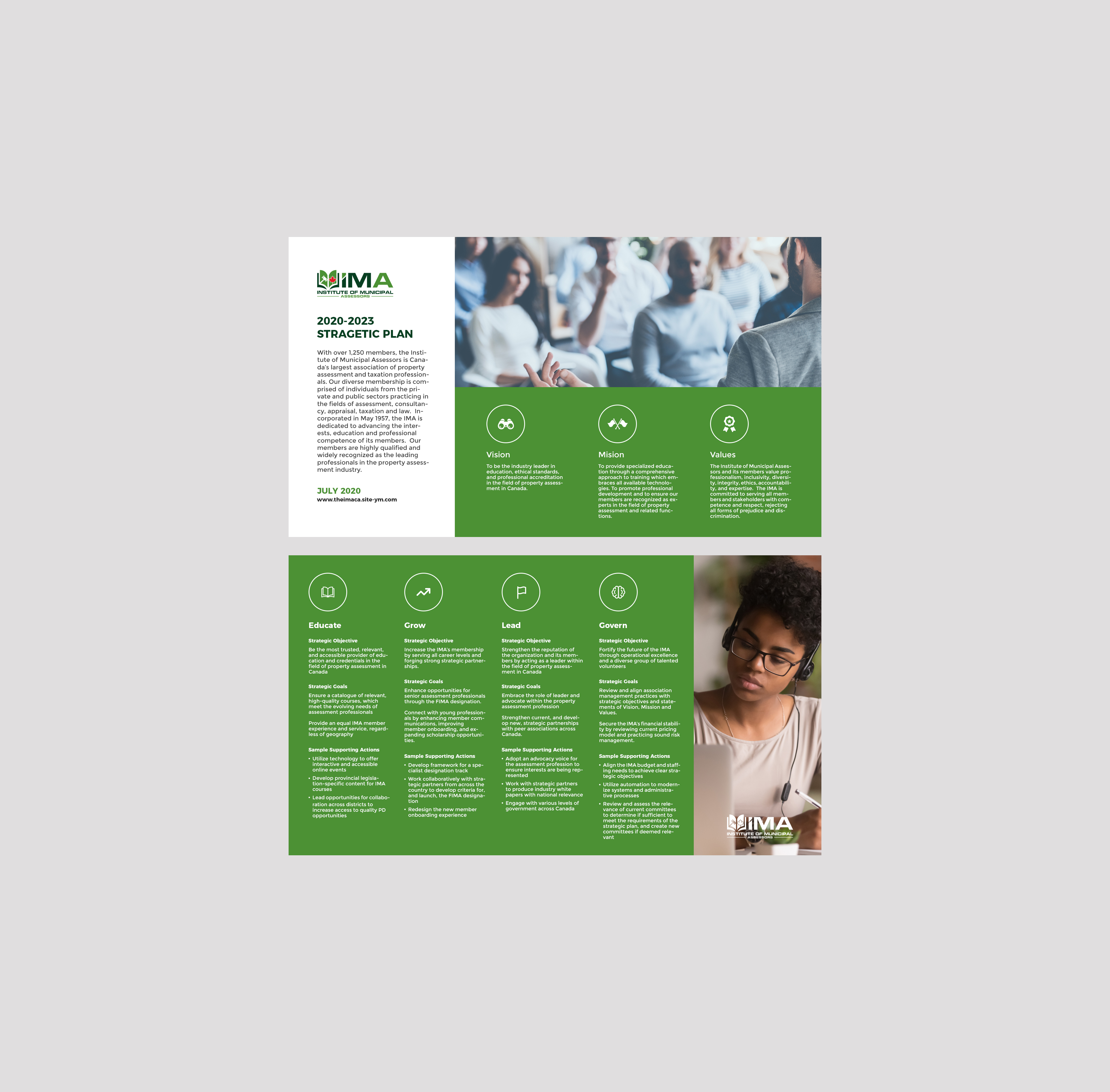 Design Graphique par Cosmos Studios pour The Institute of Municipal Assessors | Design #25164065