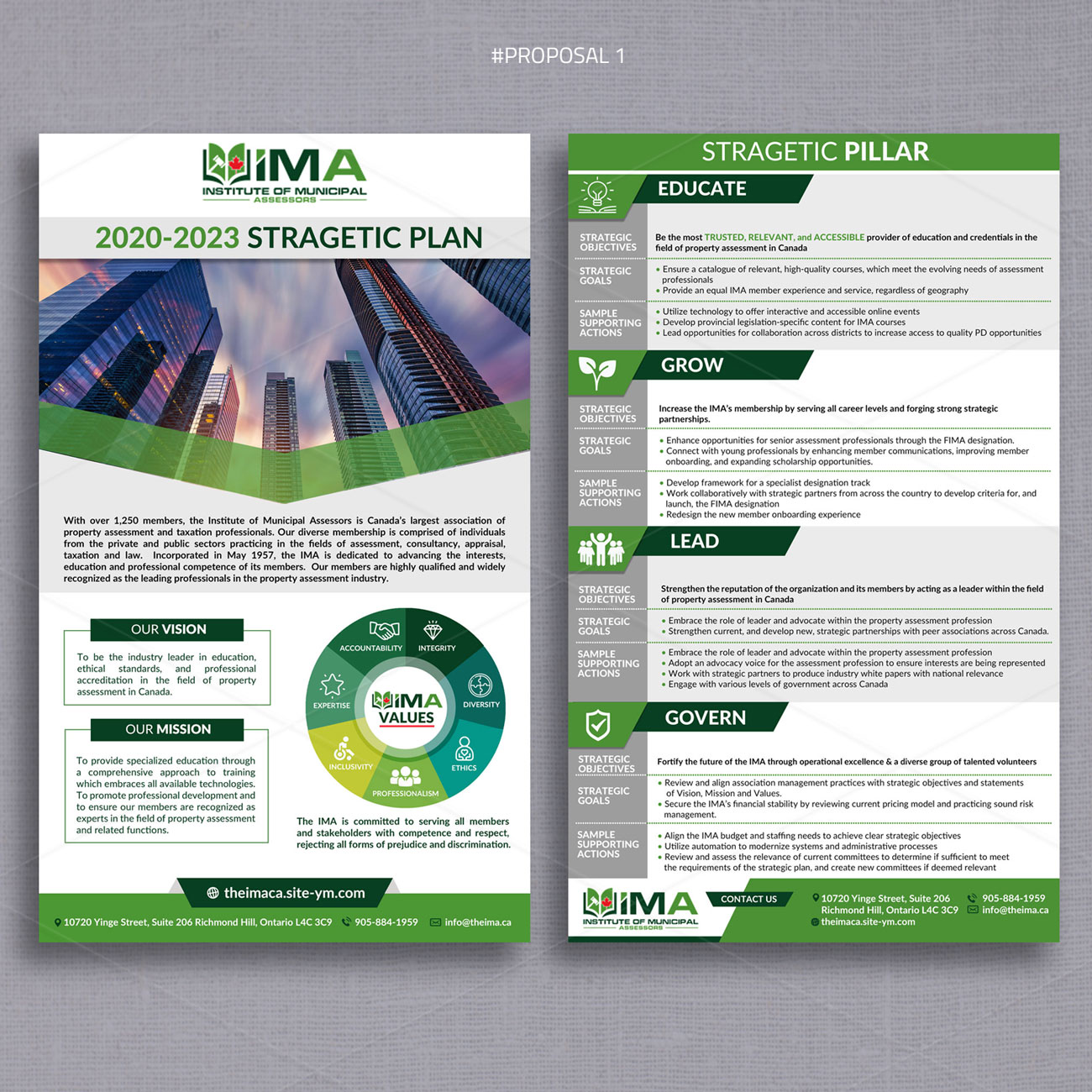 Diseño Gráfico por DA. para The Institute of Municipal Assessors | Diseño #25160390