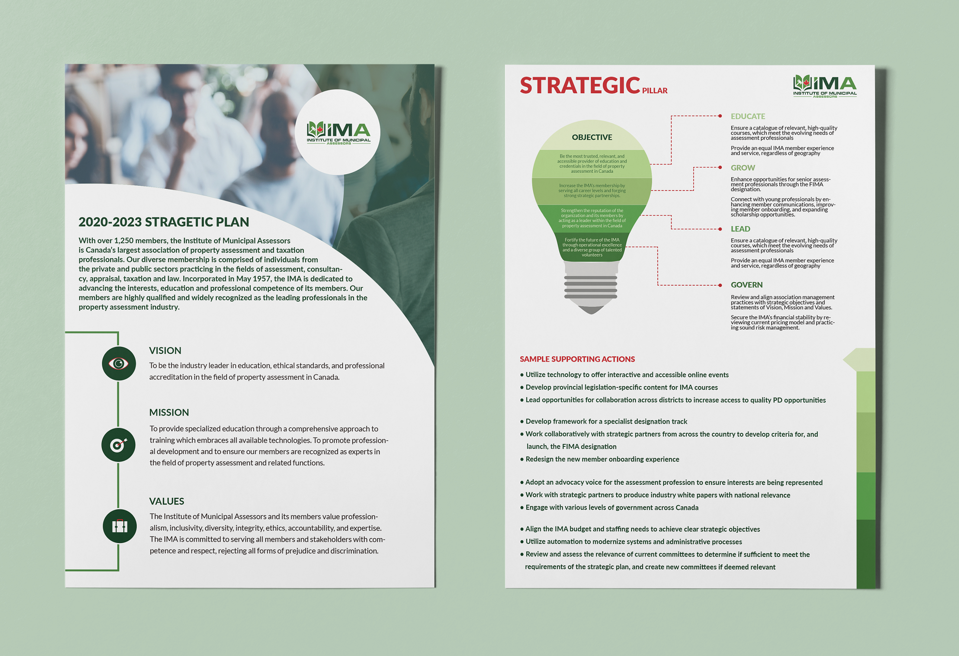 Graphic Design by Vera Yeung for The Institute of Municipal Assessors | Design #25153168