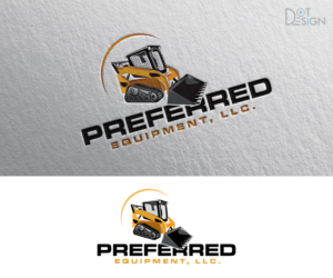 Preferred Equipment, LLC. and underneath that maybe have it say rentals and sales | Logo Design by Dot Design 3