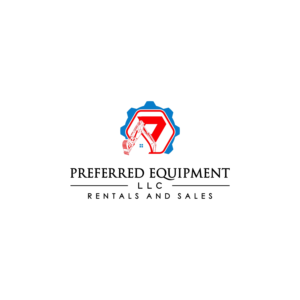 Preferred Equipment, LLC. and underneath that maybe have it say rentals and sales | Logo Design by Rusmin Gustamin