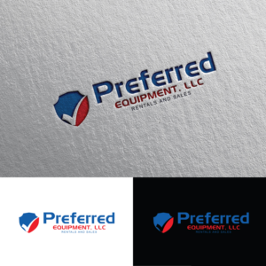 Preferred Equipment, LLC. and underneath that maybe have it say rentals and sales | Logo Design by Rii