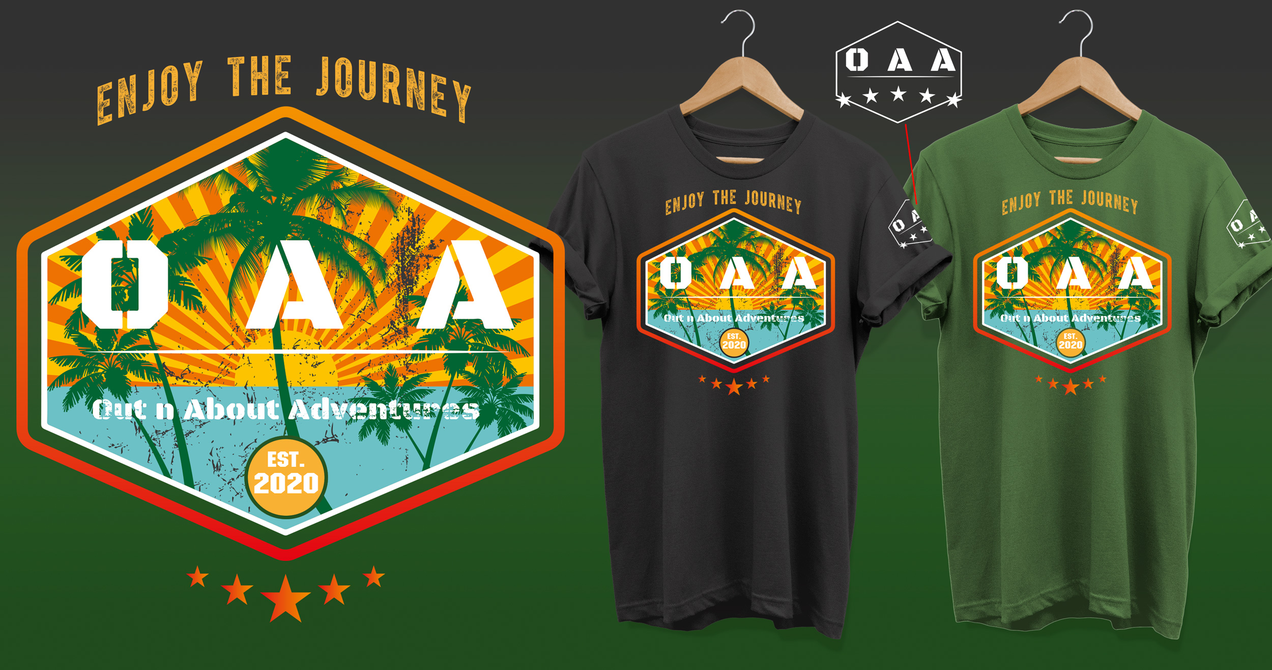 Design de T-shirt par Al Pech pour Out n About Adventures | Design #25147500
