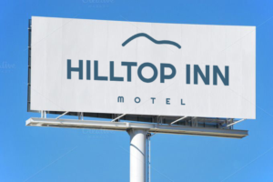 new signage design for budget motel - Hilltop Inn  | Signage Design by christianpoetoe