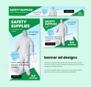 NEW HIP COOL PROGRESSIVE FUN PPE BUSINESS IN NEED OF STANDOUT ADS | Banner Ad Design by ag622988