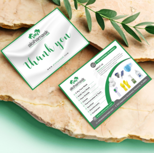 THANK YOU CARD FOR E-COMMERCE PPE BUSINESS  | Postkarten-Design von ecorokerz