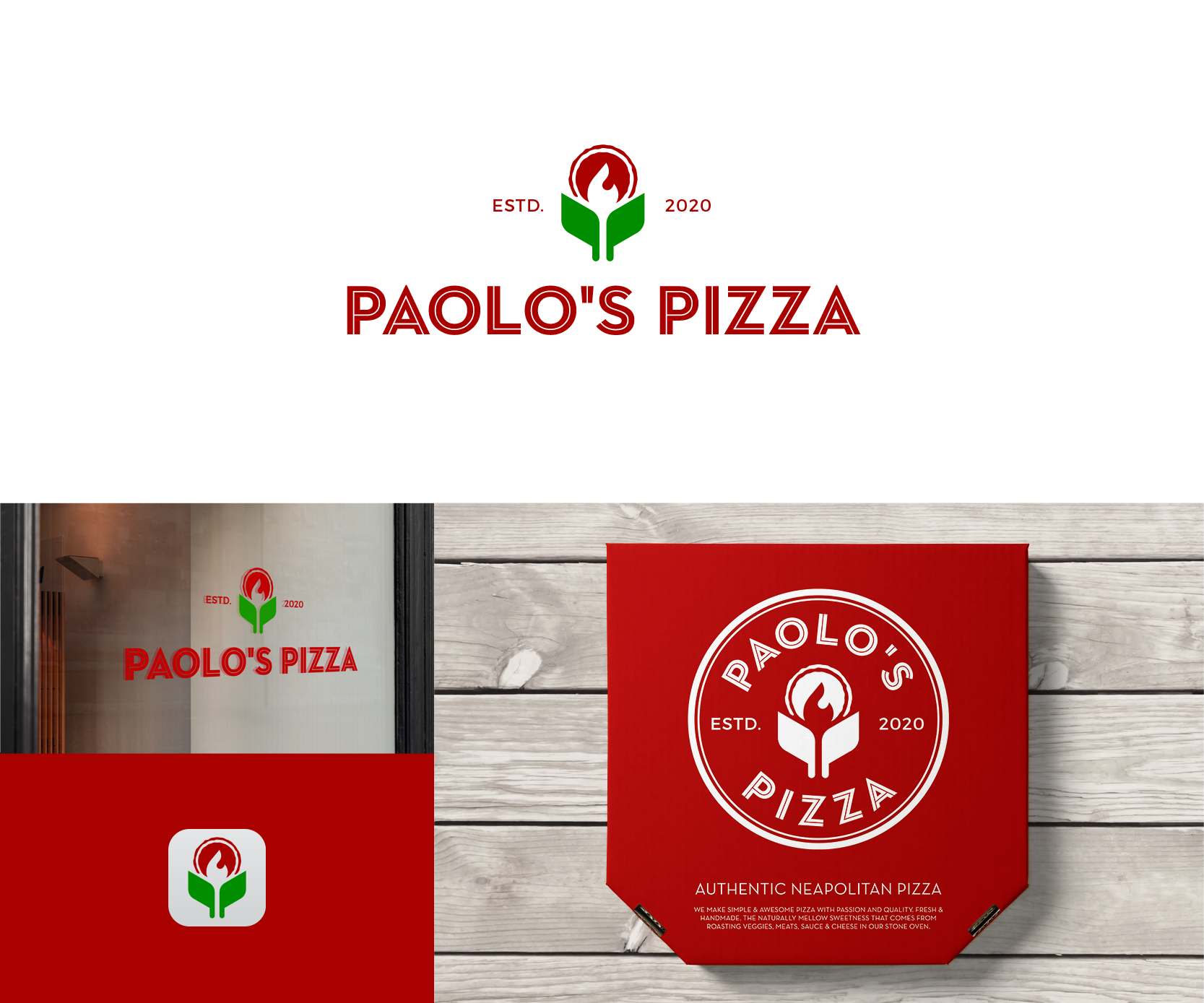 Logo Design by airborne for Paolo's Pizza | Design #25162690