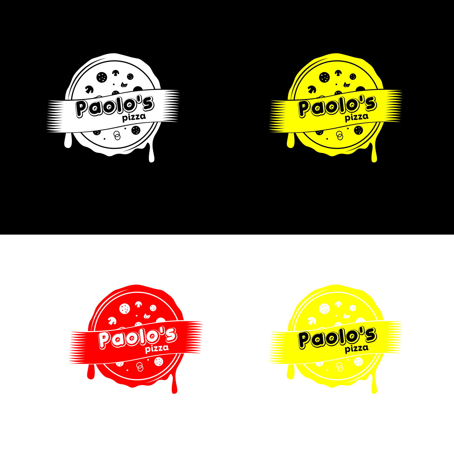 Logo Design by H P Creatives for Paolo's Pizza | Design #25151261