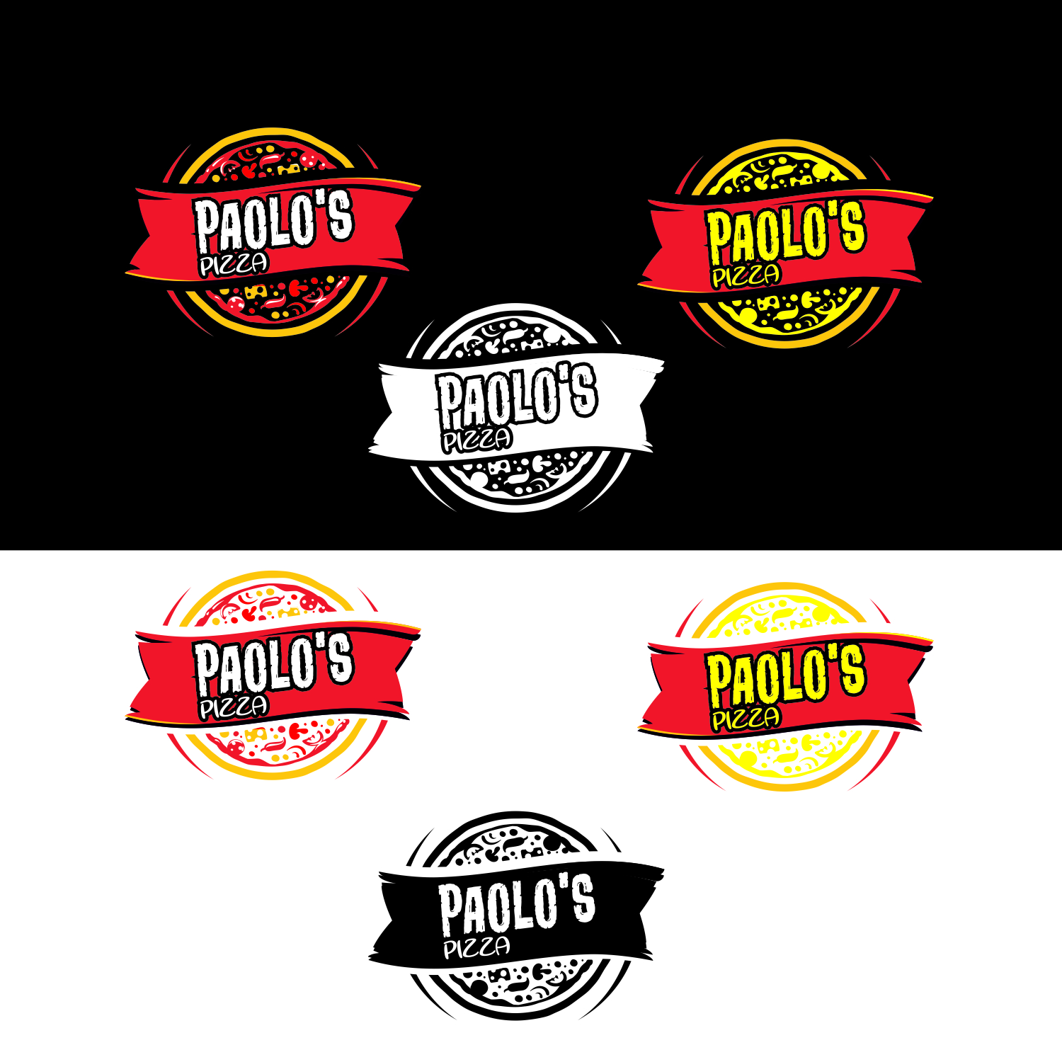 Logo Design by H P Creatives for Paolo's Pizza | Design #25151265