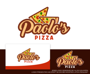 Diseño de Logo por alvinnavarra para Paolo's Pizza | Diseño: #25169574