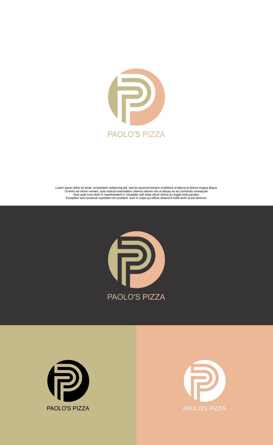Logo Design by siti MWDesign for Paolo's Pizza | Design #25167021