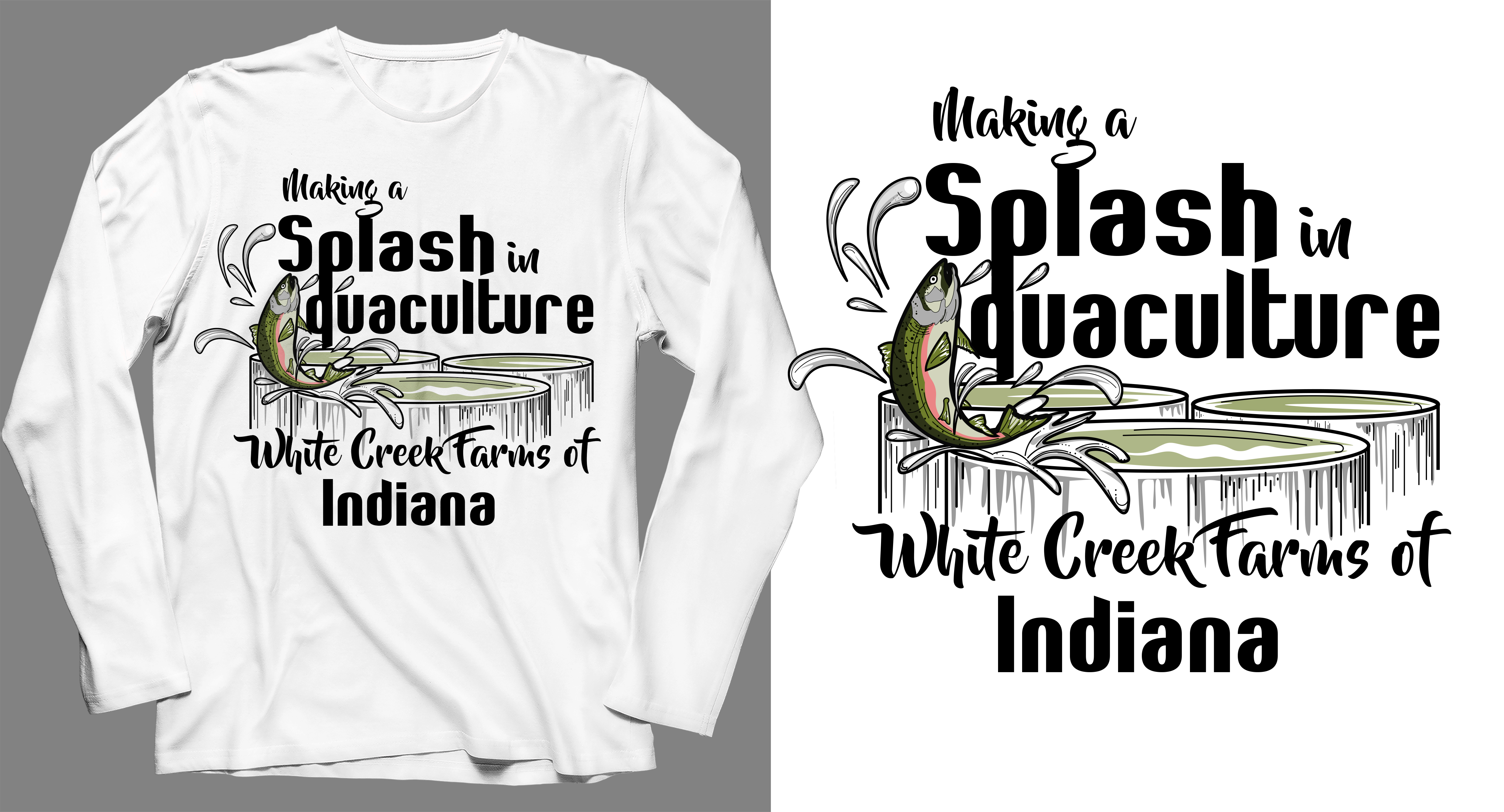 T-Shirt-Design von SAI DESIGNS für White Creek Farms of Indiana LLC | Design #25178817