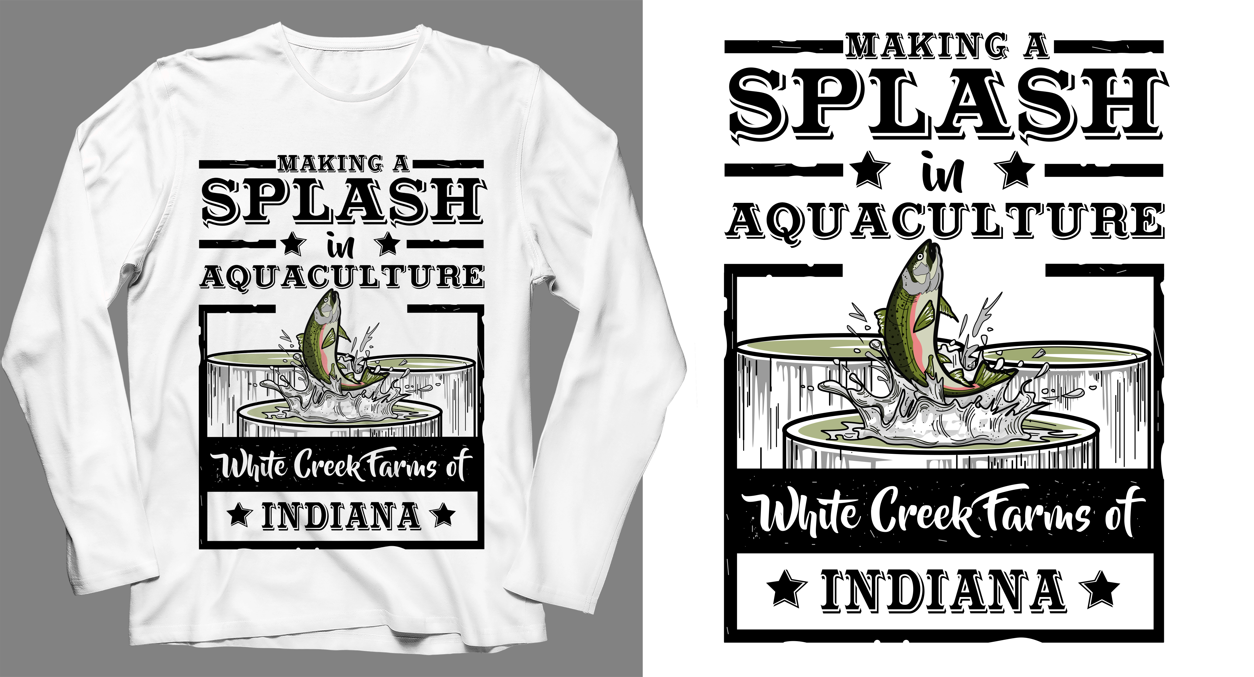 T-shirt Design by SAI DESIGNS for White Creek Farms of Indiana LLC | Design #25179889