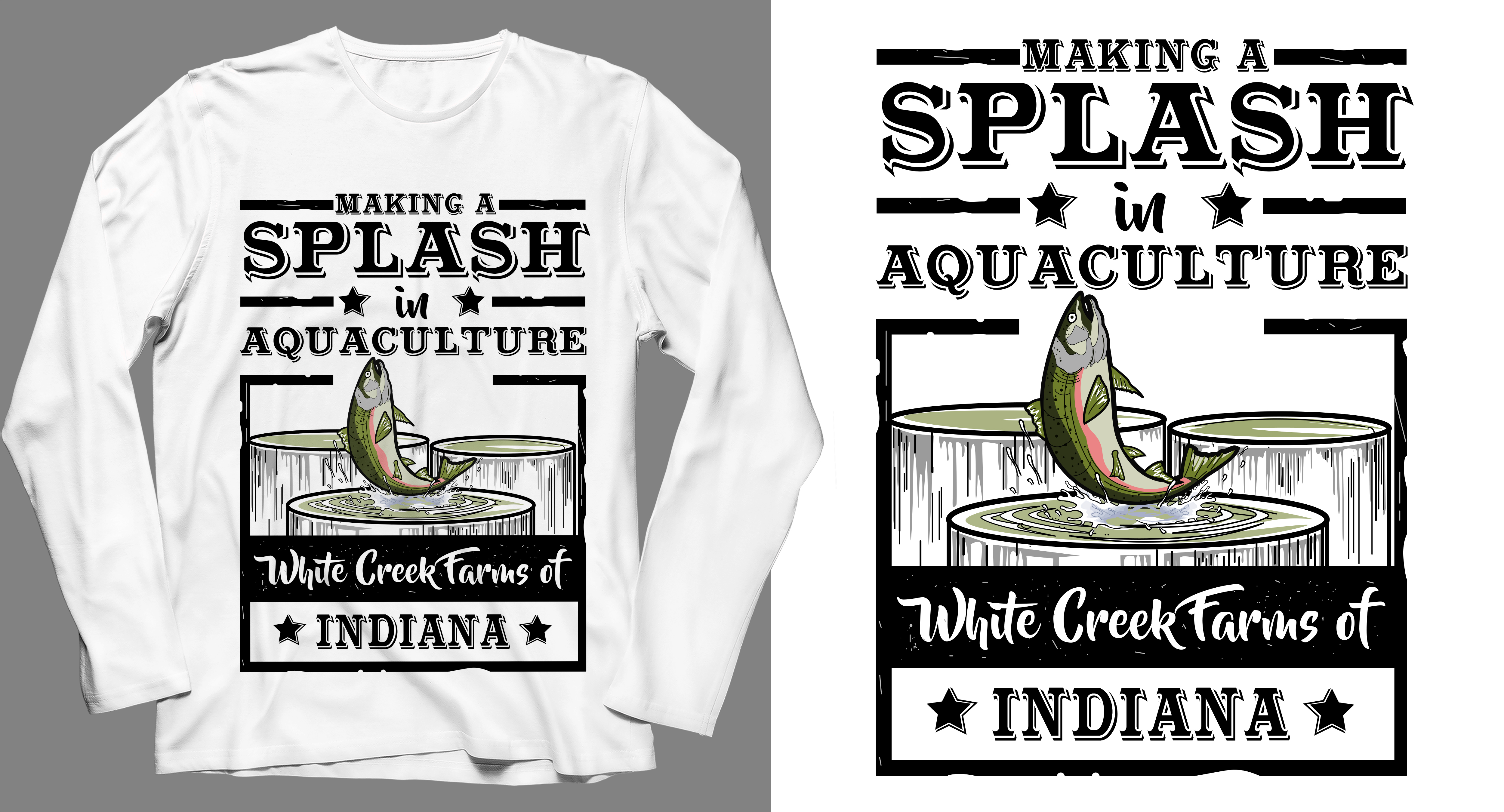 T-shirt Design by SAI DESIGNS for White Creek Farms of Indiana LLC | Design #25182366