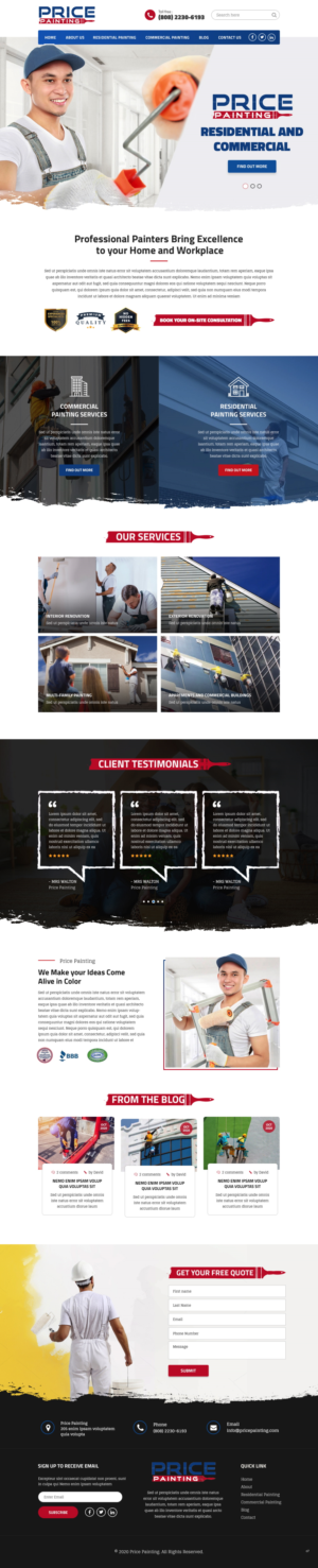 Web Design by pb for this project | Design: #25151849