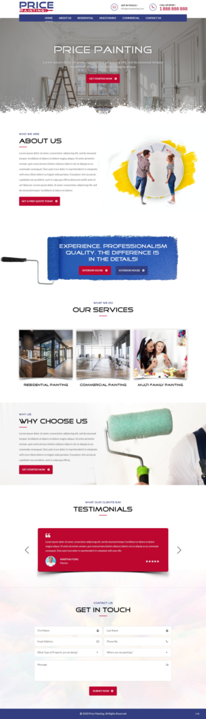 Web Design by pb for this project | Design: #25151857