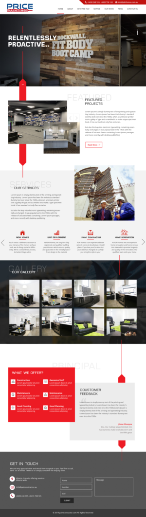 Web Design by Xclusive Designers for this project | Design #25193100