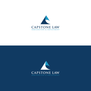 CAPSTONE LAW -- Immigration & Employment / (include symbol of pyramid, with capstone emphasis) | Logo Design by Md Shehidul Islam Rimon