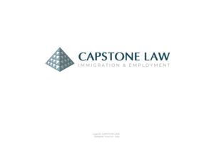 CAPSTONE LAW -- Immigration & Employment / (include symbol of pyramid, with capstone emphasis) | Logo-Design von InkThink by Scaurus