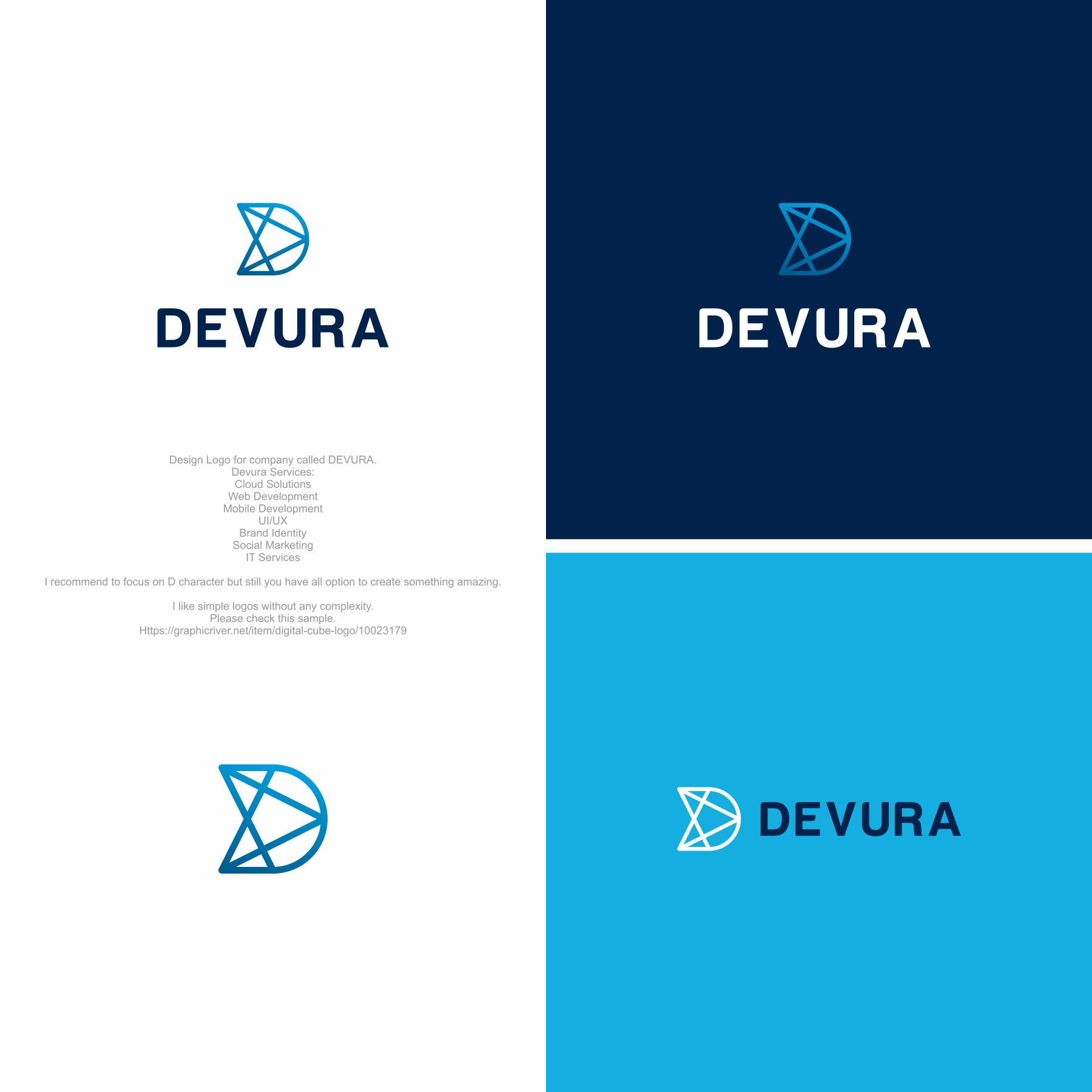 Logo Design by Artipunan for DEVURA | Design #25148382