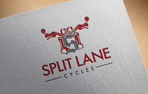 Split Lane Cycles | Logo Design by ma 143