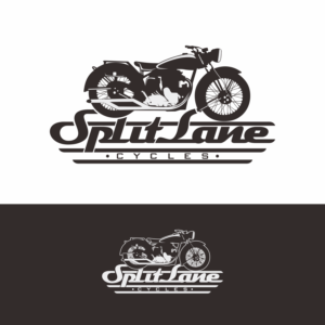 Split Lane Cycles | Logo Design by luckdesign