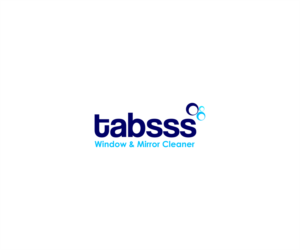 Tabsss.  (this is the brand and under it :) Window & Mirror Cleaner  | Logo Design by .Ashu.