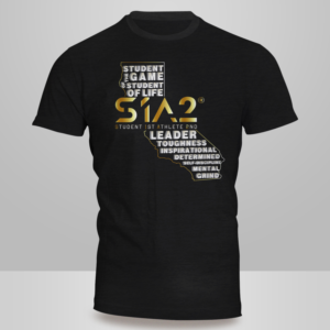 Student 1st Athlete 2nd 3D brand design w/ Cali shape | Diseño de Camiseta por Kero