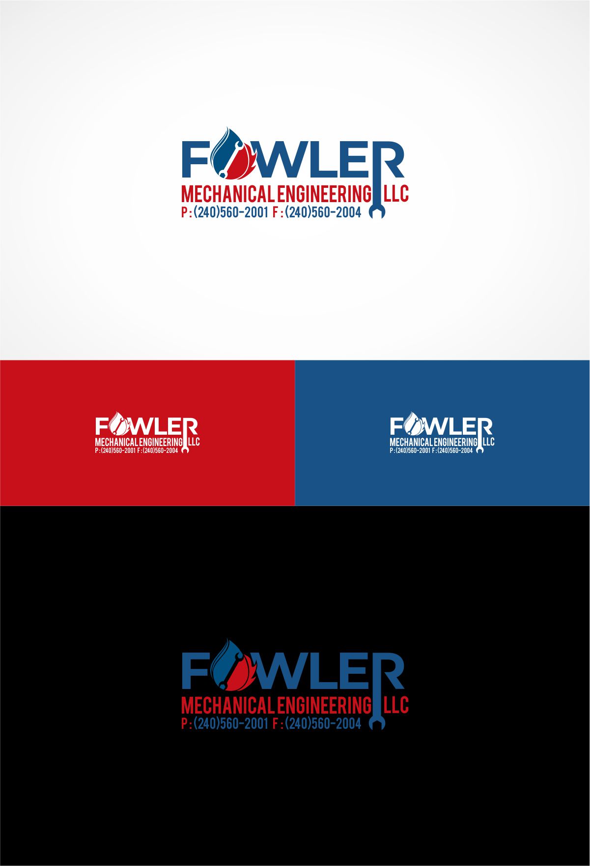 Logo-Design von Robby SC für Fowler Mechanical Engineering,LLC | Design #25160083