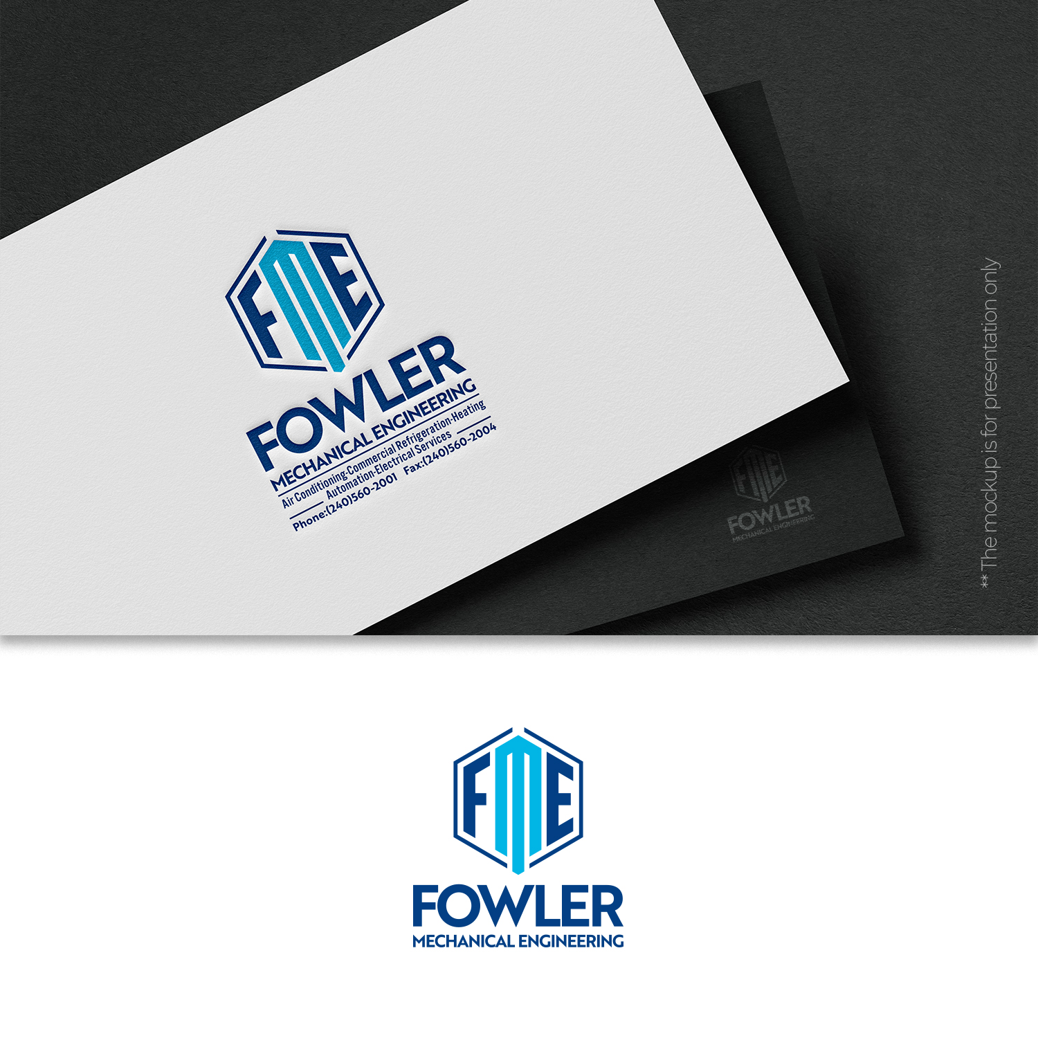 Logo-Design von designbysy für Fowler Mechanical Engineering,LLC | Design #25177157