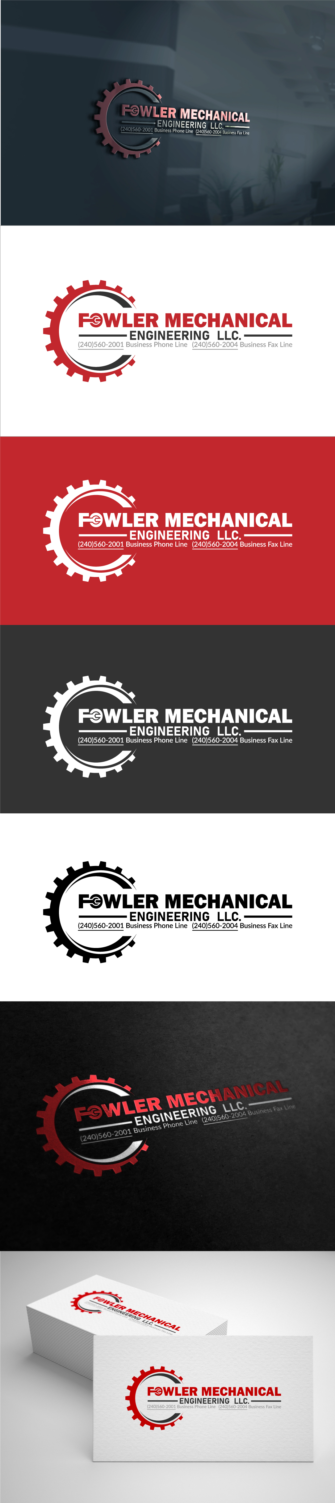 Design de Logo par M Habib pour Fowler Mechanical Engineering,LLC | Design #25167269