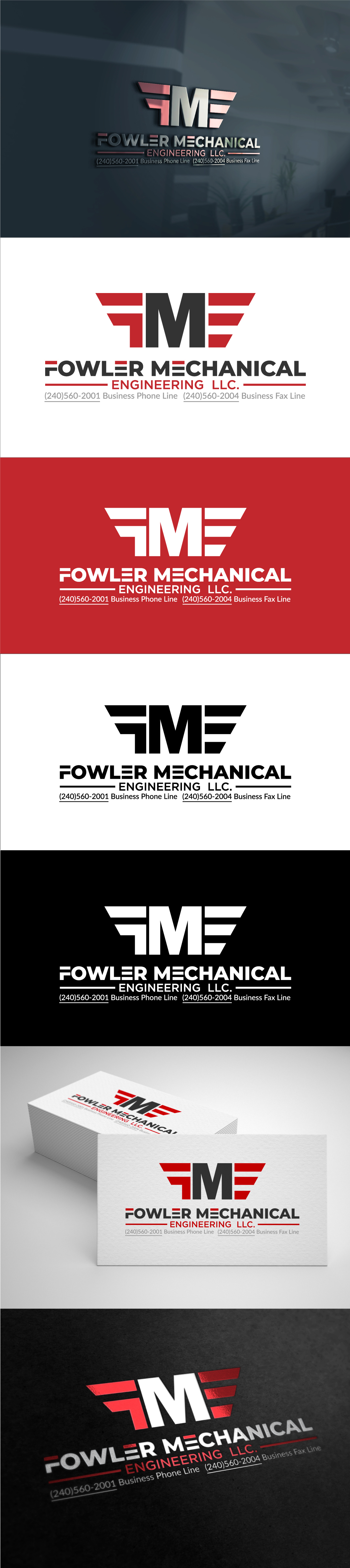 Design de Logo par M Habib pour Fowler Mechanical Engineering,LLC | Design #25167708