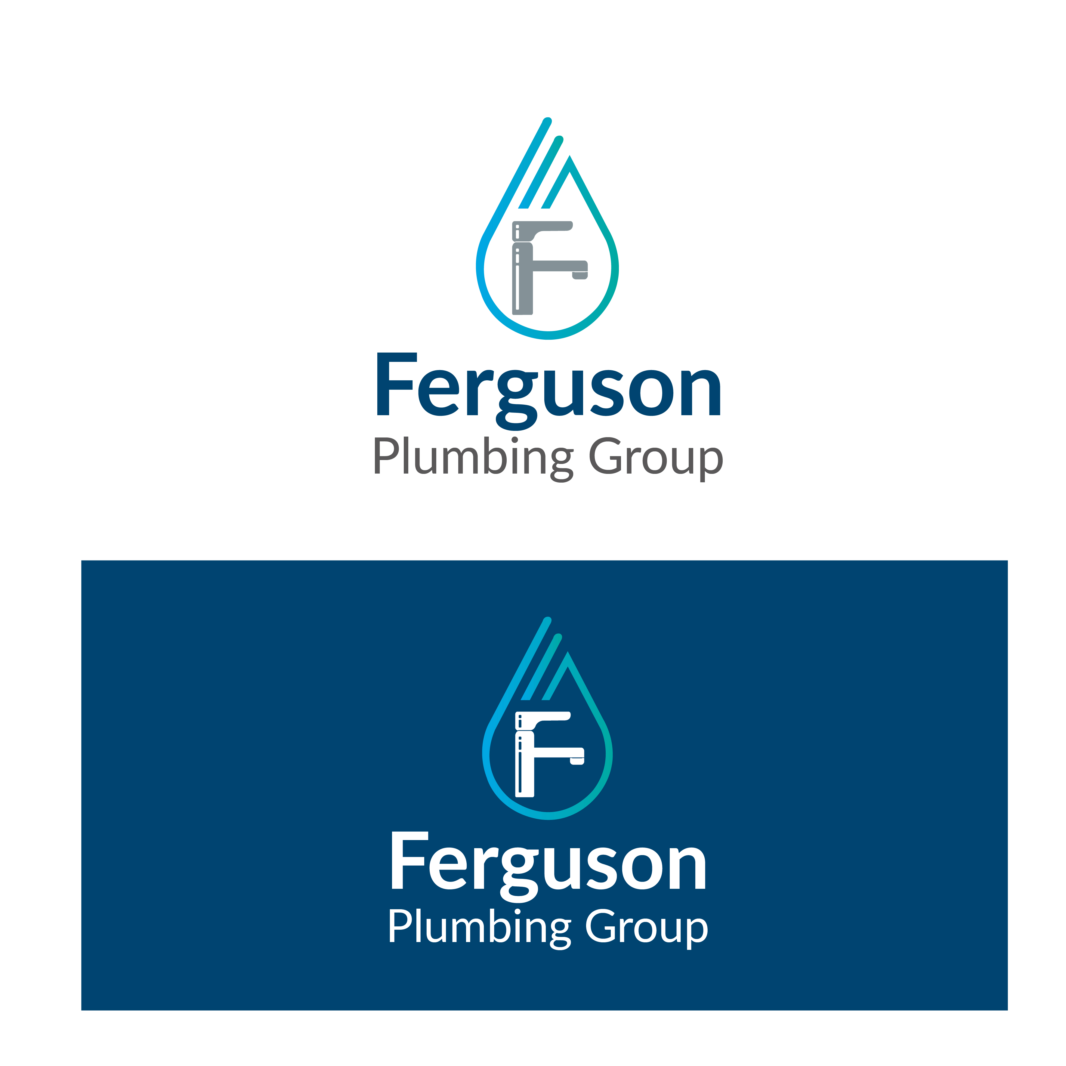 Logo Design by Jomon 2 for Ferguson plumbing group  | Design #25172908