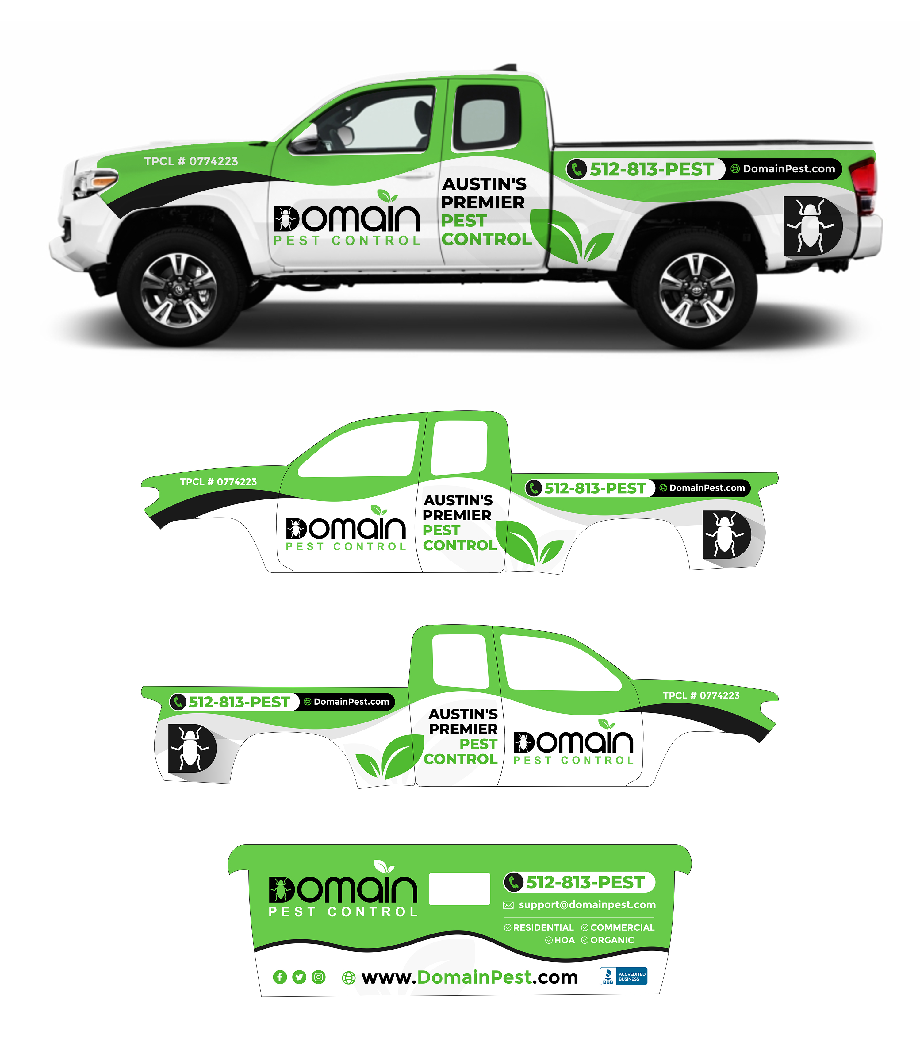 Signage Design by ecorokerz for Domain Pest Control | Design #25163420