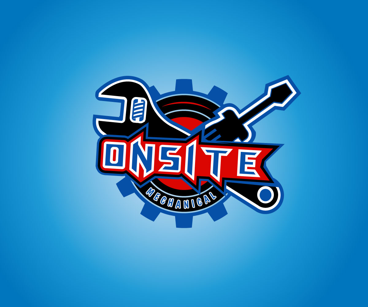 Logo-Design von CreativeFeather für Onsite mechanical  | Design #25174273
