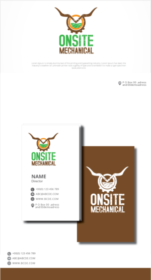Logo Design by graphicevolution for Onsite mechanical  | Design: #25150065