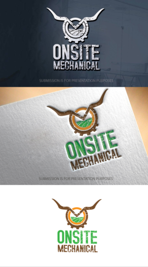 Logo Design by graphicevolution for Onsite mechanical  | Design: #25150066