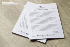 Letterhead Design by Designing Birds for this project | Design #25154852