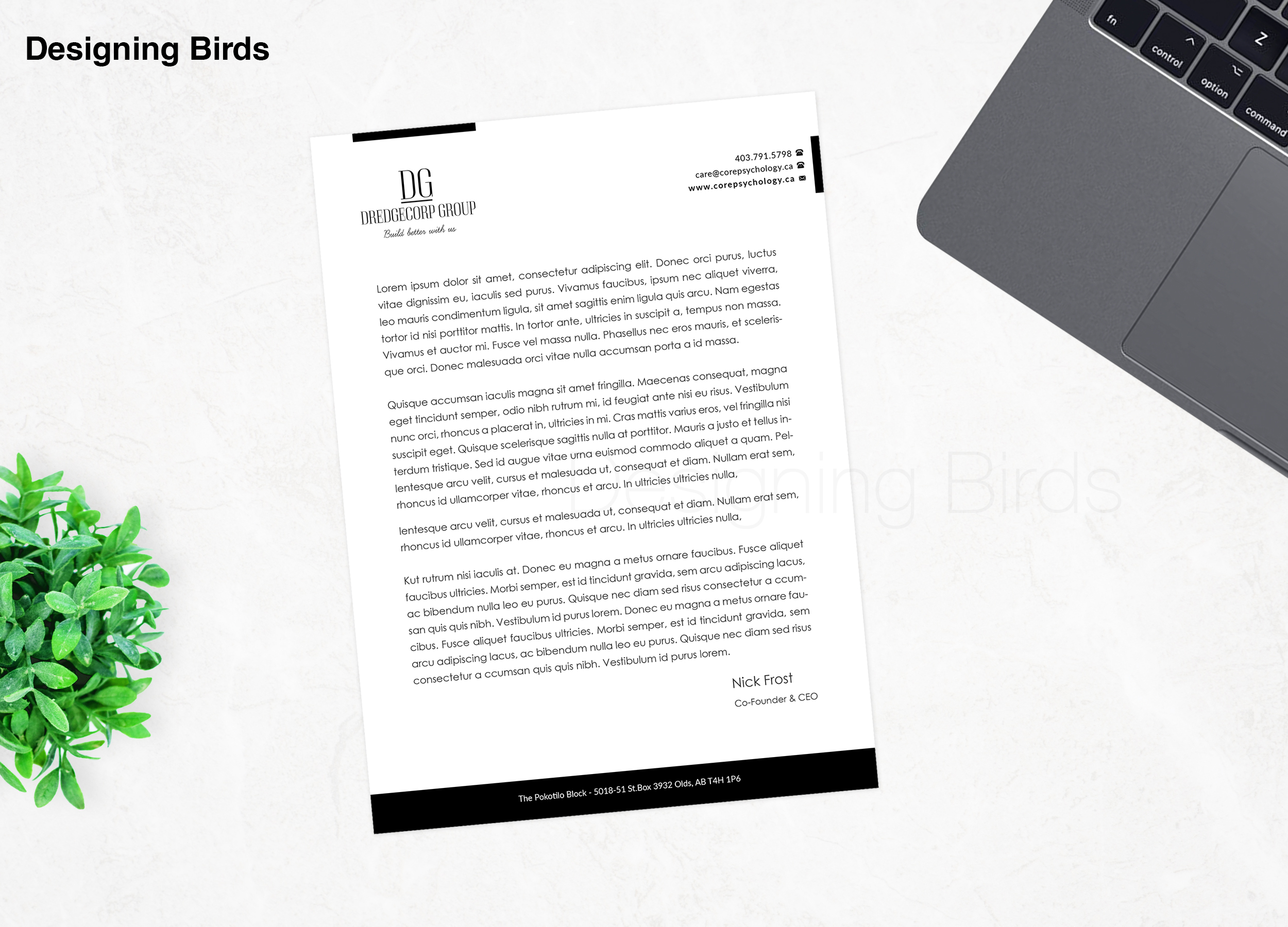 Letterhead Design by Designing Birds for this project | Design #25156000