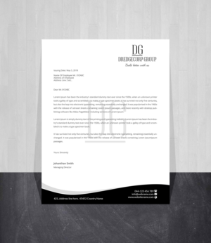 Letterhead Design by Creations Box 2015 for this project | Design #25156455