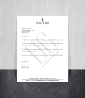 Letterhead Design by Creations Box 2015 for this project | Design: #25156456
