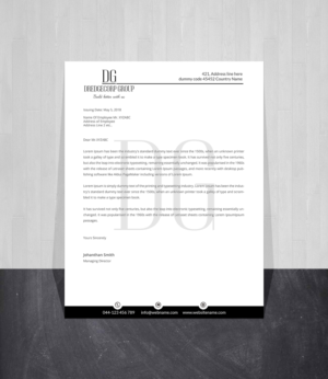 Letterhead Design by Creations Box 2015 for this project | Design: #25156457