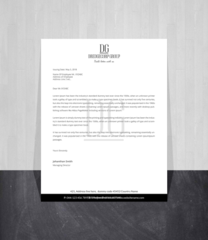 Letterhead Design by Creations Box 2015 for this project | Design: #25156459